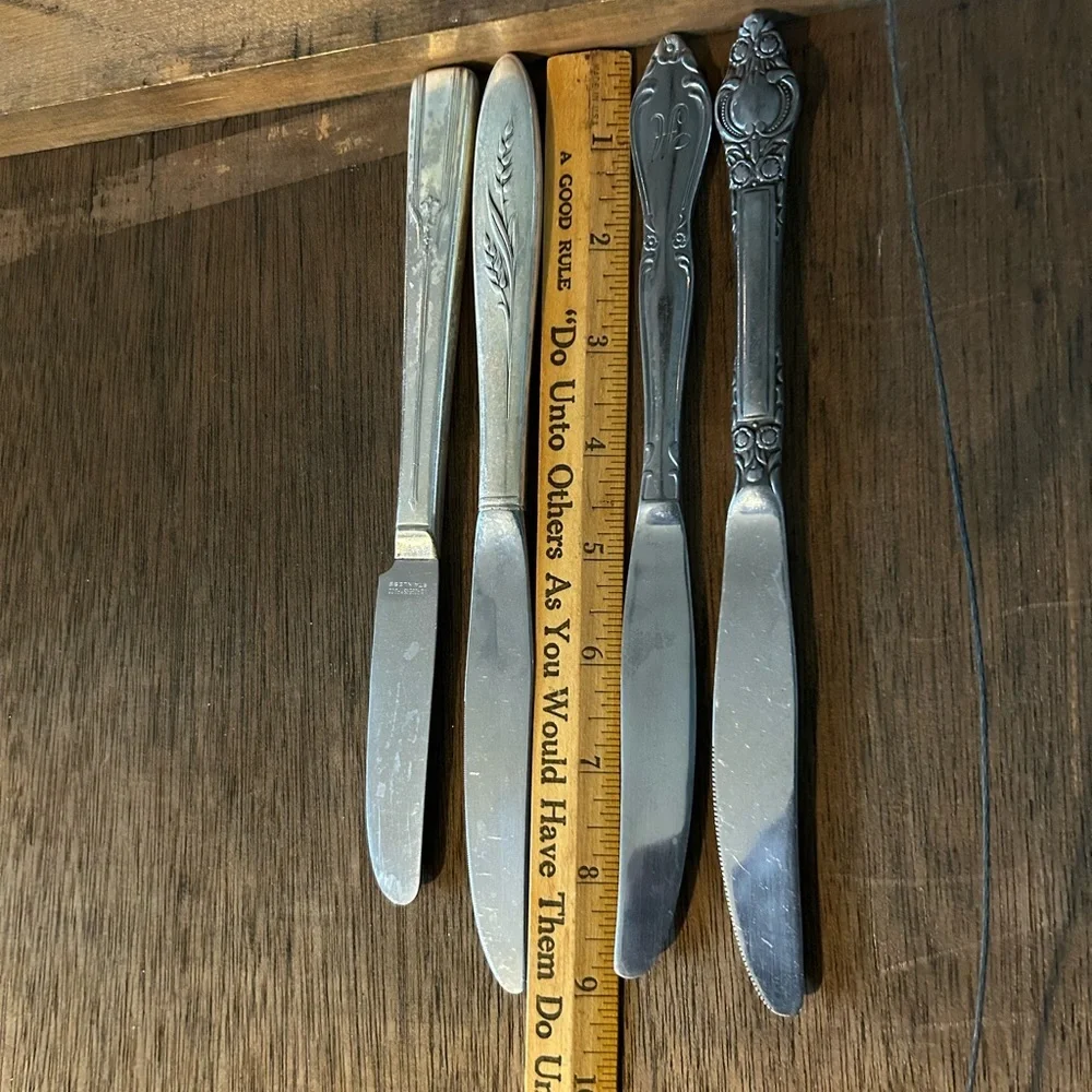 Vintage Silver-Plate Knives